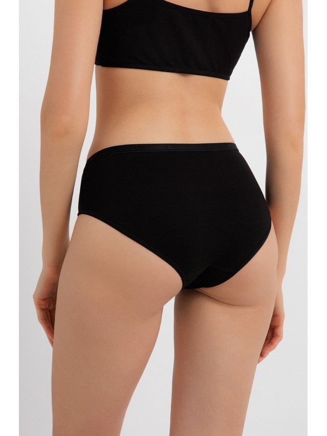Women's panties CONTE ELEGANT COMFORT COTTON LB 5572, s.90, black - 2