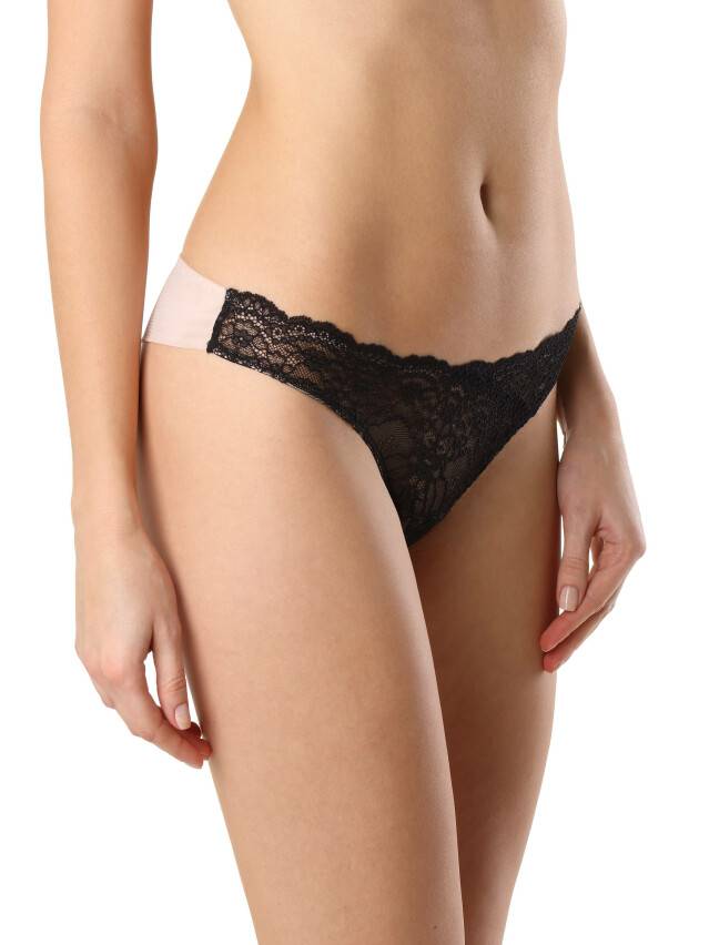 Panties CONTE ELEGANT TABOO TP6096, s.90, cameo with black - 3