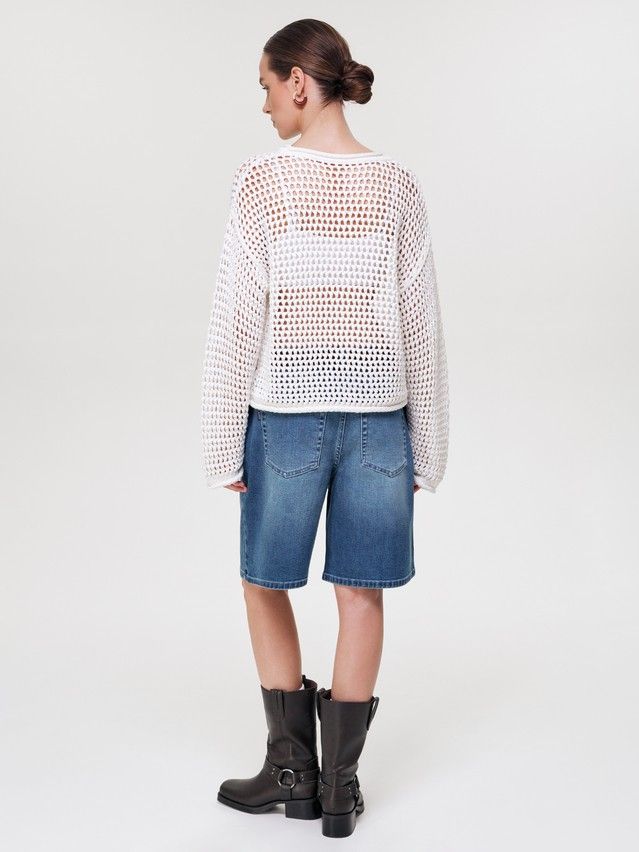 Women's pullover CONTE ELEGANT LDK2556, s.170-84, ecru - 2