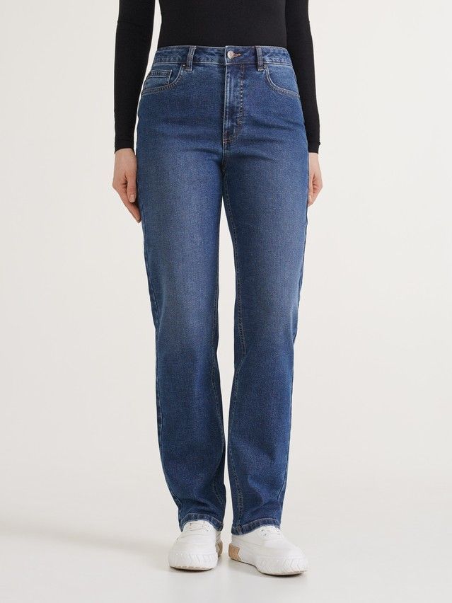 Denim trousers CONTE ELEGANT CON-835, s.170-102, blue - 1