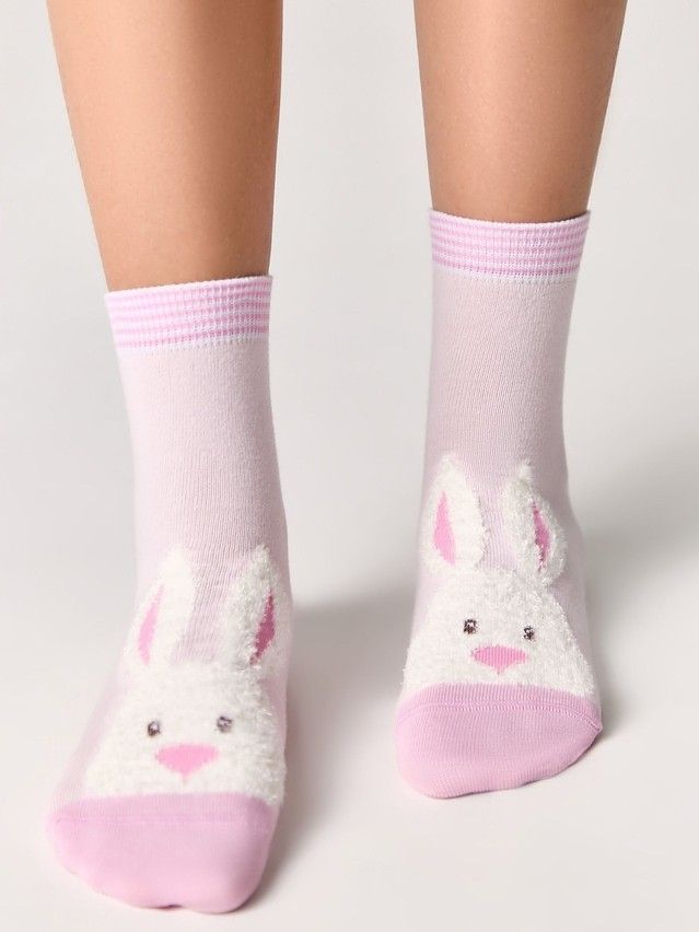 Children's socks CONTE-KIDS TIP-TOP, s.21-23, 420 light pink - 1