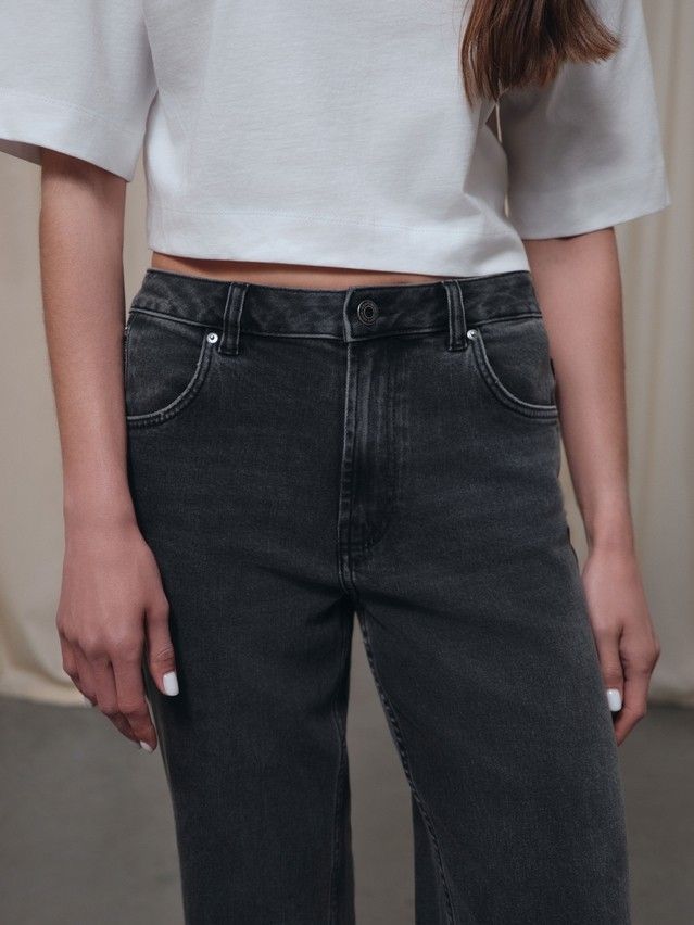 Women's jeans CONTE CON-799, s.164-90, washed black - 3