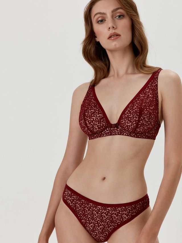Bra CONTE ELEGANT TATOUAGE RB6043, s.70B, wine-coloured - 1