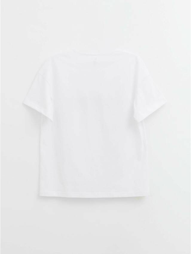 Polo neck shirt for girls CONTE ELEGANT DD 1253, s.98,104-52, white - 2