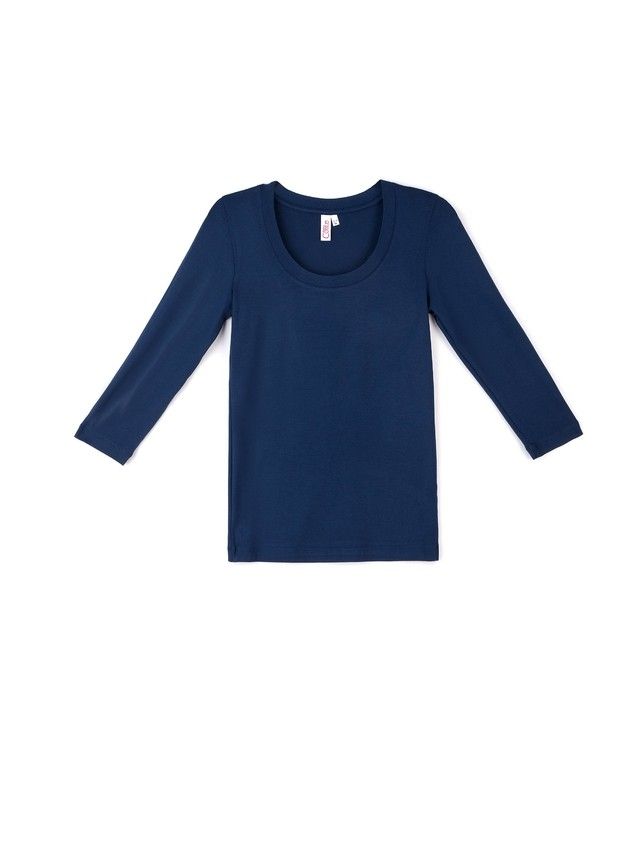 Women's polo neck shirt CONTE ELEGANT LD 478, s.158,164-100, navy - 4