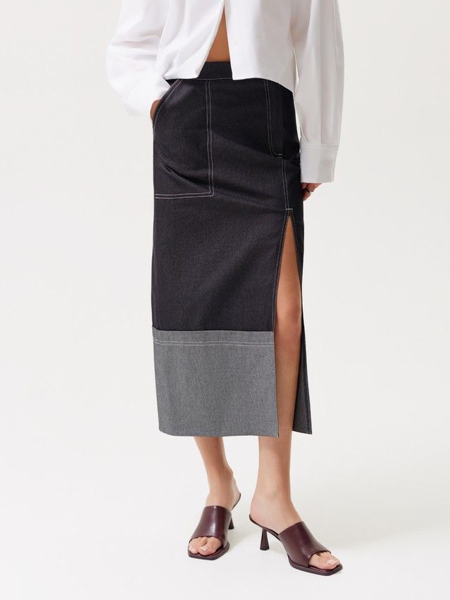 Women's skirt CONTE LU 3685, s.170-94, graphite - 4