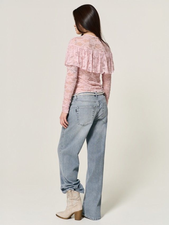 Women's polo neck shirt CONTE LD 3771, s.170-84, rose - 2