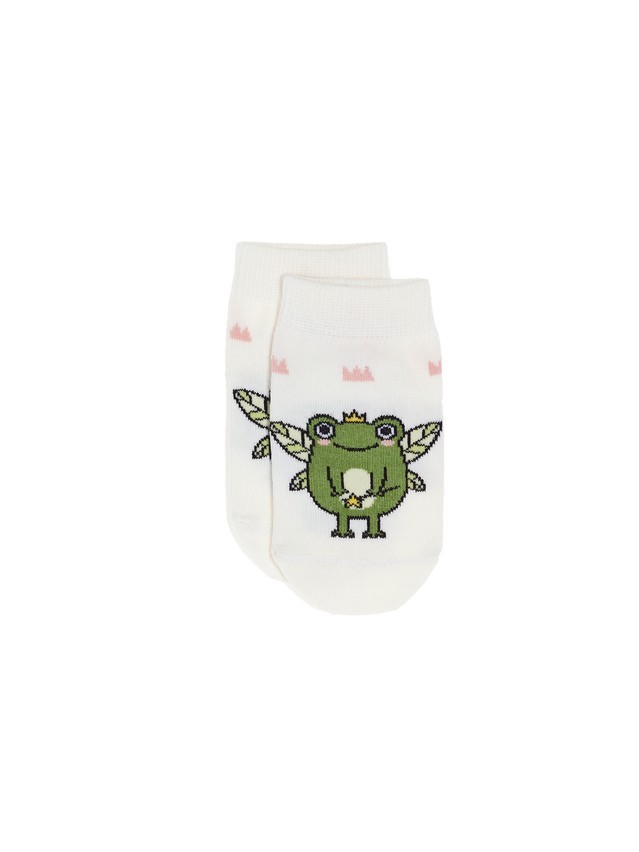 Children's socks CONTE-KIDS TIP-TOP, s.12, 1017 milky - 1