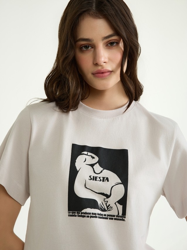 Women's polo neck shirt CONTE ELEGANT LD 3029, s.170-92, beige-siesta - 1