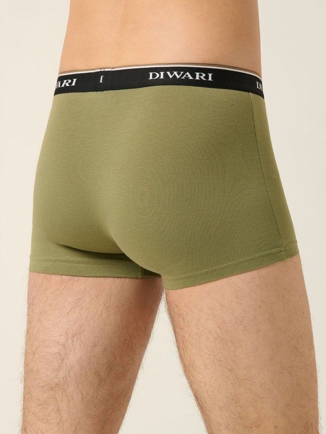 Men's underpants DIWARI PREMIUM MSH 1568, s.78,82, khaki-black strip - 2
