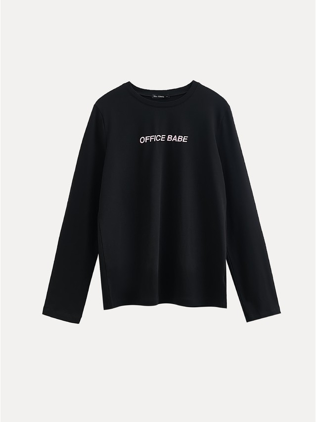 Women's polo neck shirt CONTE LD 3297, s.170-84, black - 1