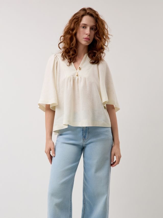 Women's blouse CONTE LBL 3483, s.170-84-90, ecru - 5
