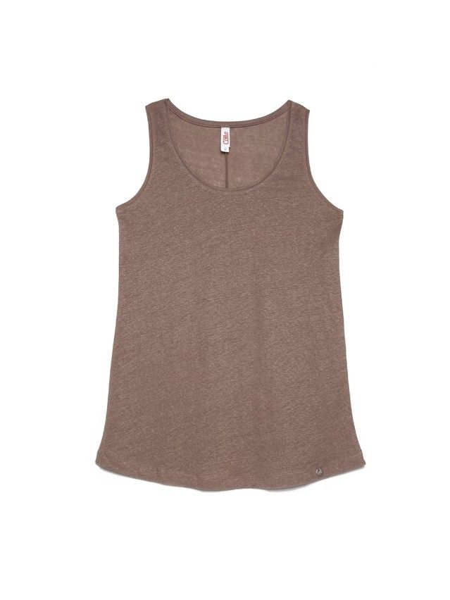 Women's polo neck shirt CONTE ELEGANT LD 920, s.170-100, latte - 1