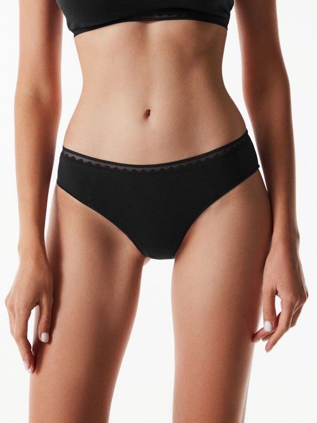 Women's panties CONTE ELEGANT CLASSIC BASIC LB 1347, s.90, black - 1