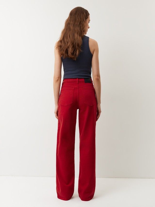 Women's jeans CONTE CON-1010, s.164-94, red - 2