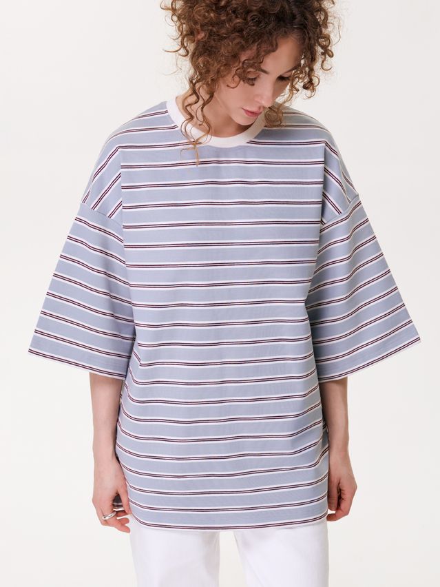 Women's jumper CONTE LD 3592, s.170-84, grey-wine-ecru - 3