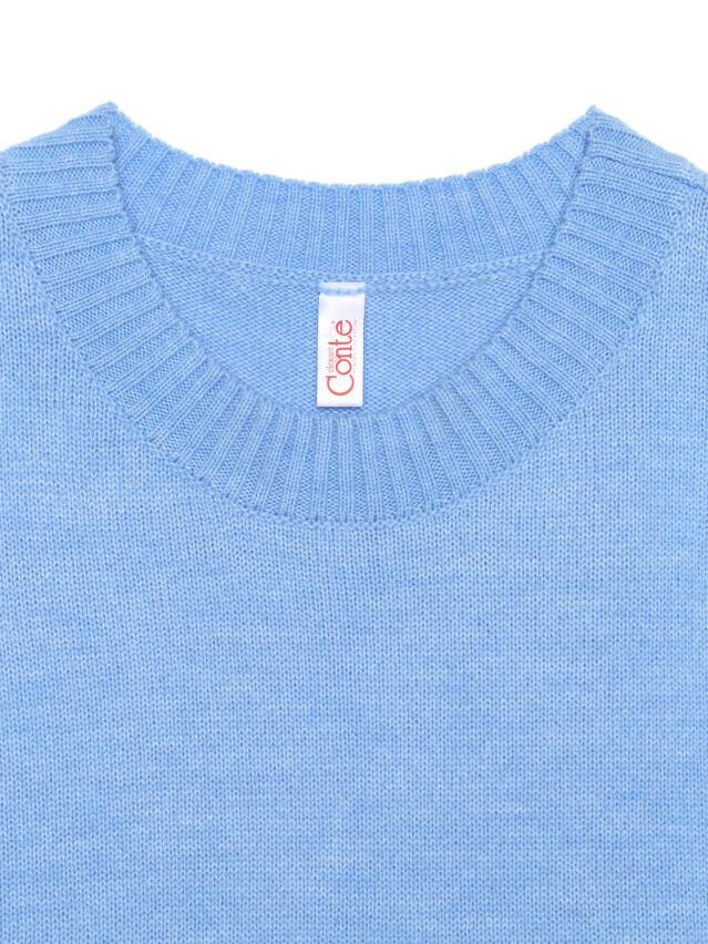 Women's polo neck shirt CONTE ELEGANT LDK111, s.170-84, royal blue - 7