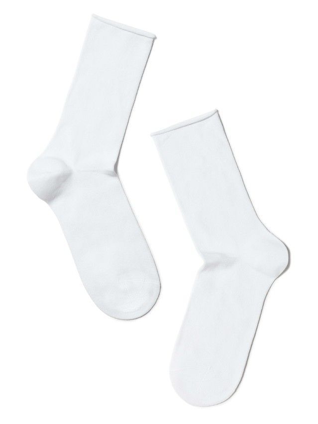 Women's cotton socks COMFORT (without elastic) 19C-101SP, rives. 36-37, 000 white - 3