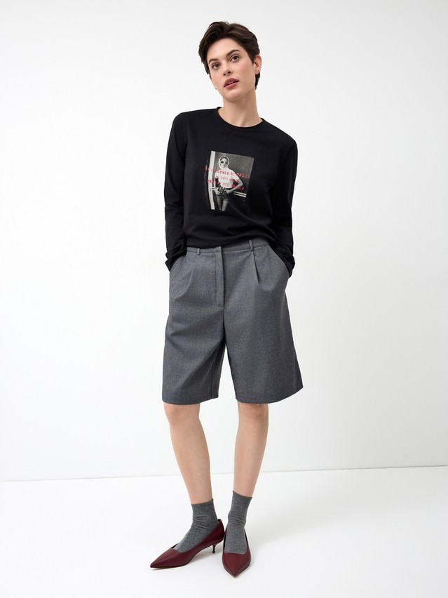 Women's shorts CONTE LS 3263, s.170-84-90, graphite - 3