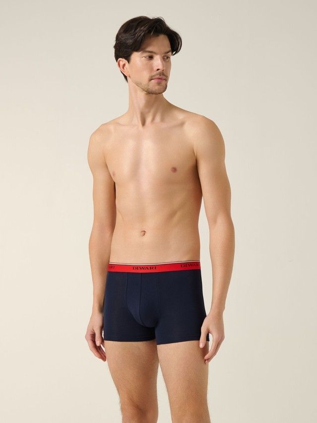 Men's underpants DIWARI PREMIUM MSH 1568, s.78,82, dark navy-red strip - 6