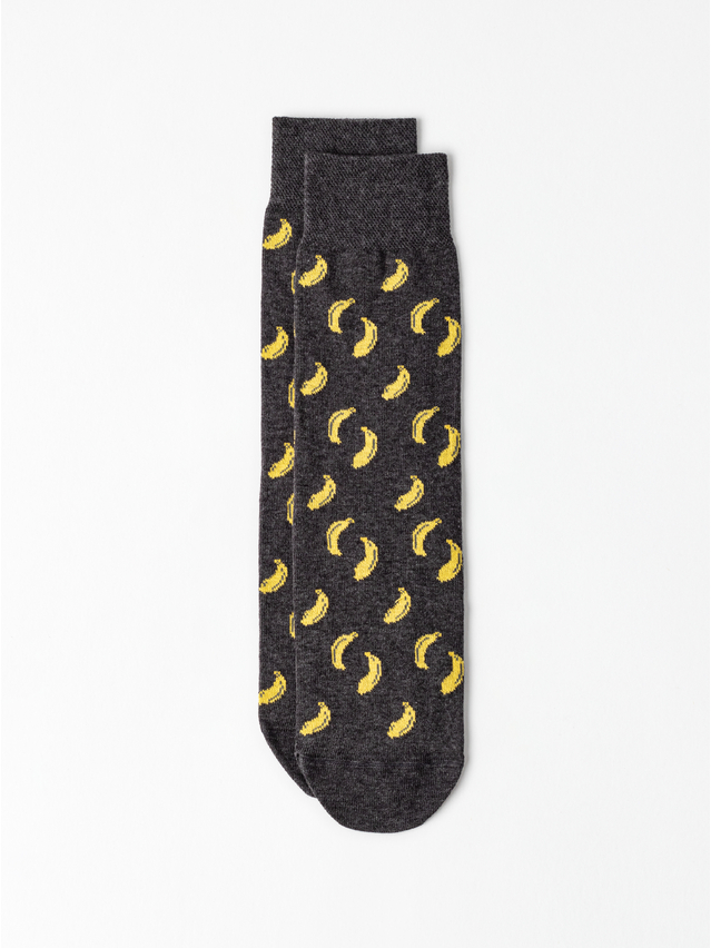 Men's socks DIWARI HAPPY, s.25, 232 dark grey - 3
