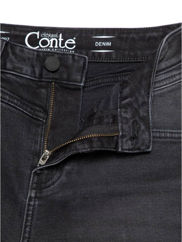 Denim trousers CONTE ELEGANT CON-314, s.170-102, washed black - 10