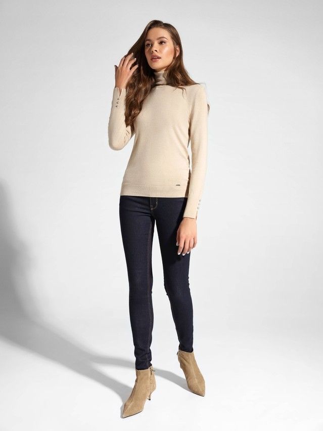 Sweater LDK 055 18С-207СП, s.170-84, chai latte - 2