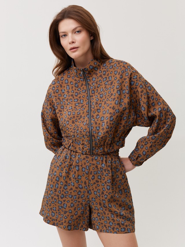 Women's jacket CONTE LJ 3730, s.170-84-90, chocolate leo - 1