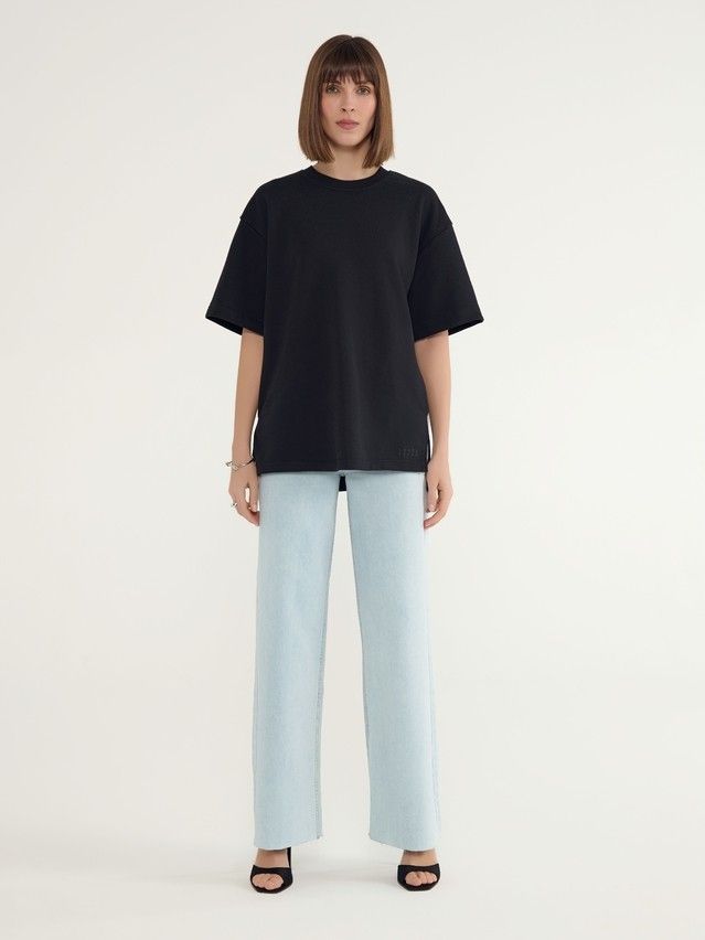 Women's polo neck shirt CONTE ELEGANT LD 3081, s.170-100, black - 6