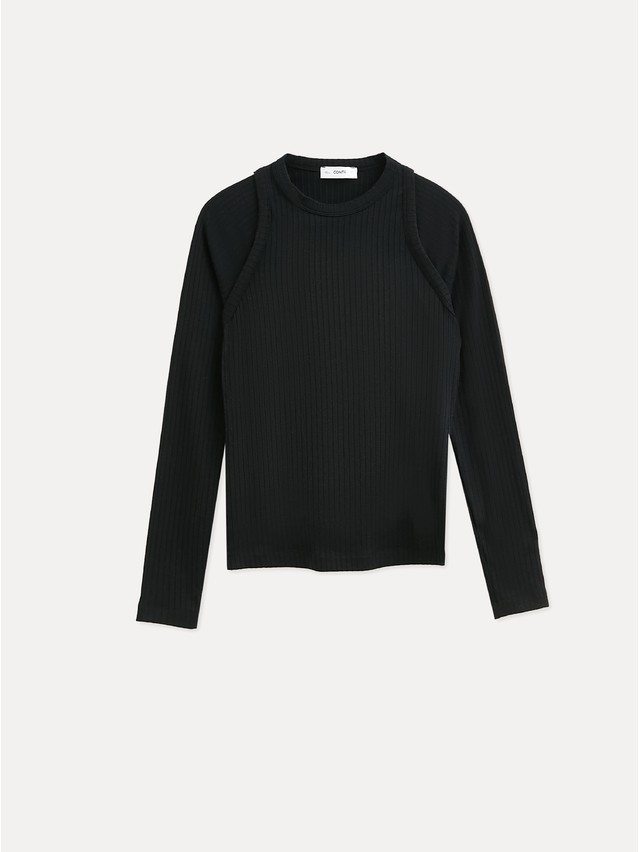 Women's polo neck shirt CONTE LD 3366, s.170-84, black - 1