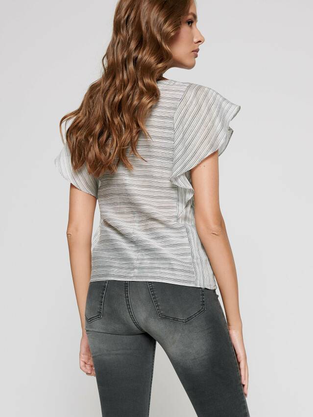 Women's blouse LBL 1098, s.170-84-90, grey-black - 3