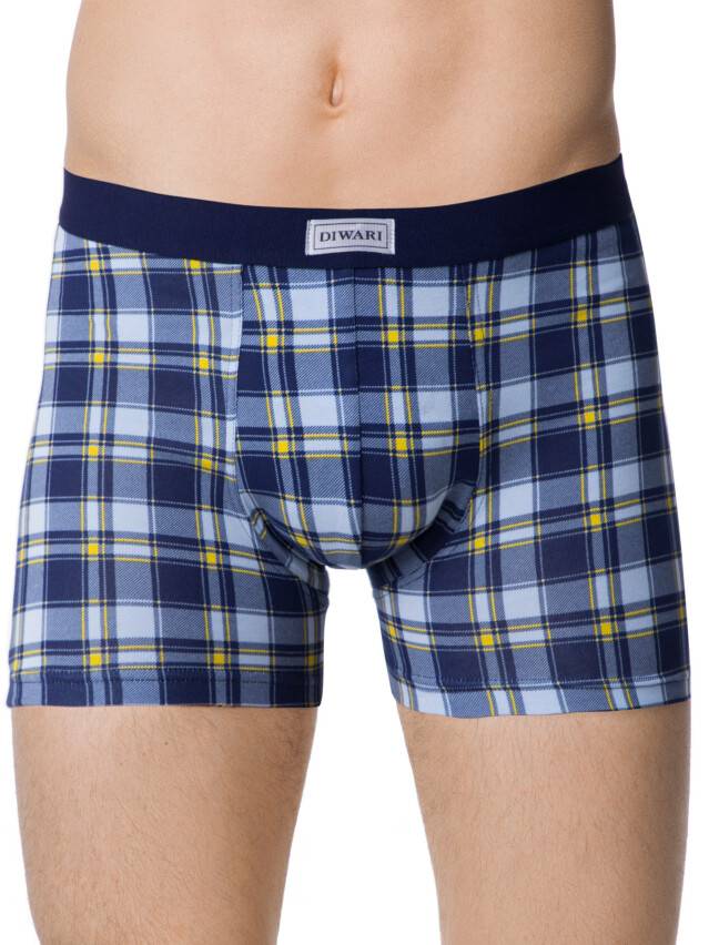 Men's underpants DIWARI SHAPE MSH 814, s.78,82, royal blue-yellow - 2