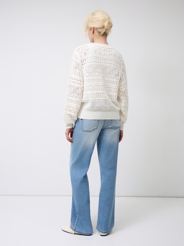 Women's pullover CONTE ELEGANT LDK24111, s.170-84, ecru - 2