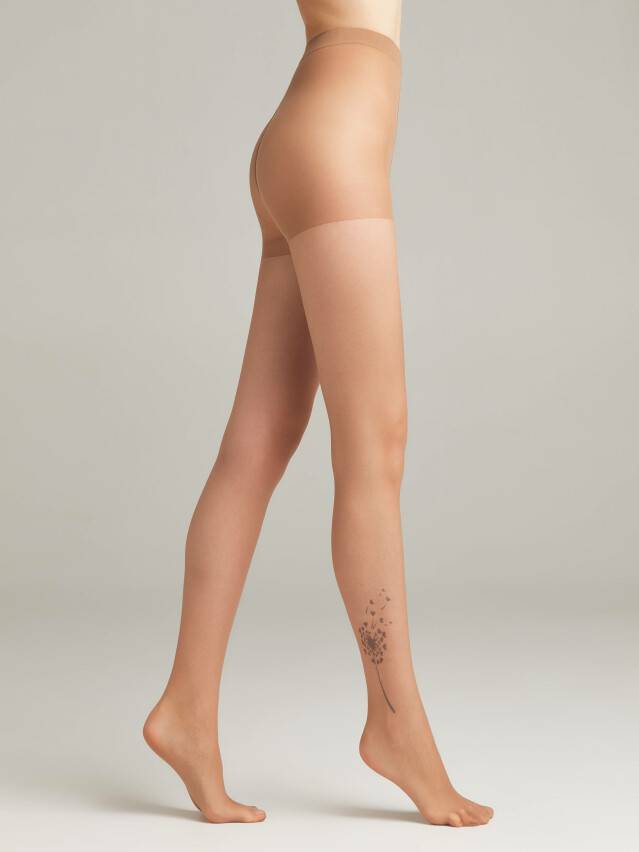 Women's tights CE FANTASY TATTOO, s.2, 003 natural - 2