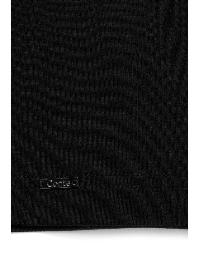 Women's polo neck shirt CONTE ELEGANT LD 820, s.170-92, nero - 7