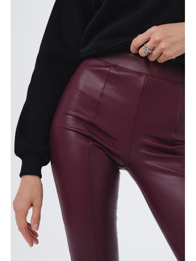 Women's leggings CONTE ELEGANT LLG 2565, s.164-84-90, bordo - 4