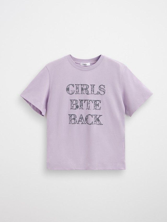 Women's polo neck shirt CONTE ELEGANT LD 3029, s.170-92, lavender-girls bite - 1