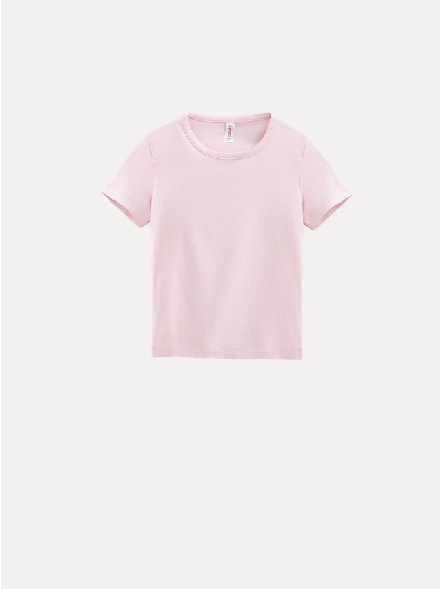Children's T-shirt CONTE ELEGANT BASIC COLLECTION DF 5105, s.98,104-52, light pink - 1