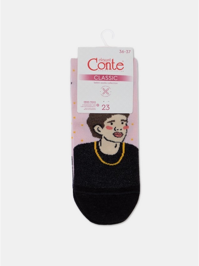 Women's socks CONTE ELEGANT CLASSIC, s.23, 535 light pink - 6