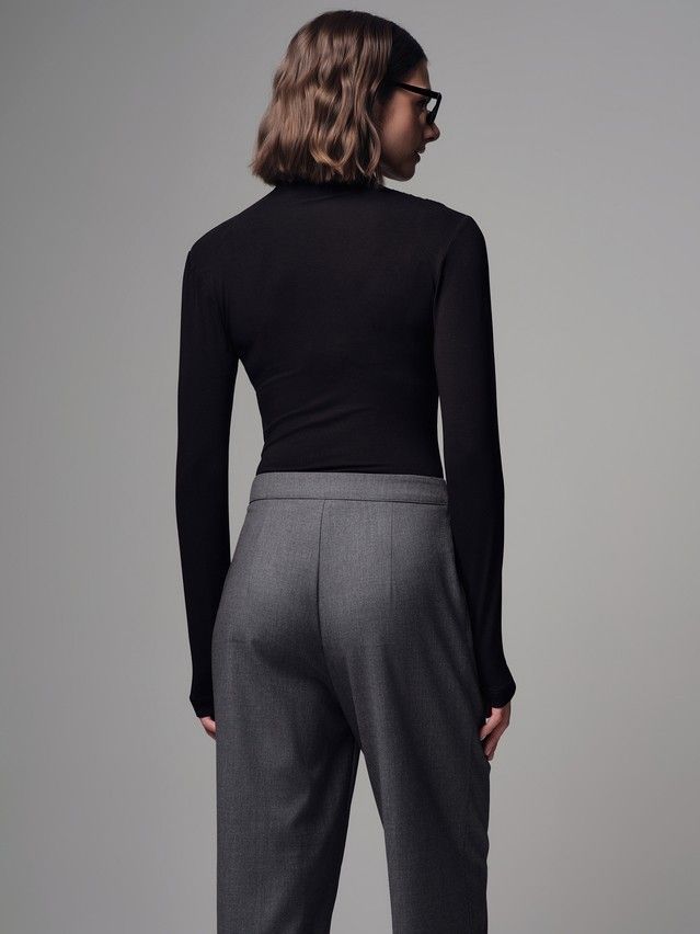 Women's polo neck shirt CONTE LD 3298, s.170-84, black - 4