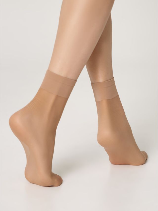 Women's socks CONTE ELEGANT SOLO 20 (2 pairs),s.23-25, natural - 2