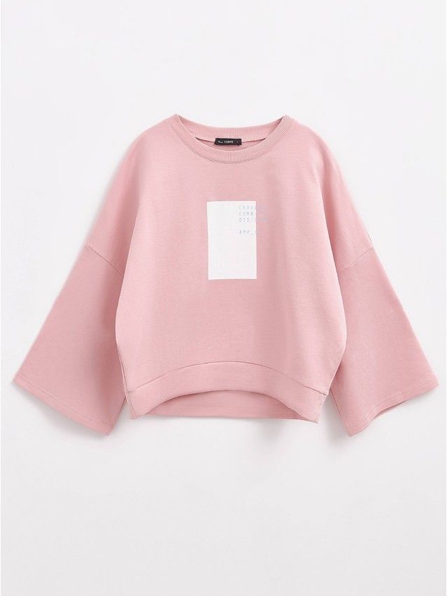 Women's polo neck shirt CONTE ELEGANT LD 1631, s.170-88, romantic pink - 3