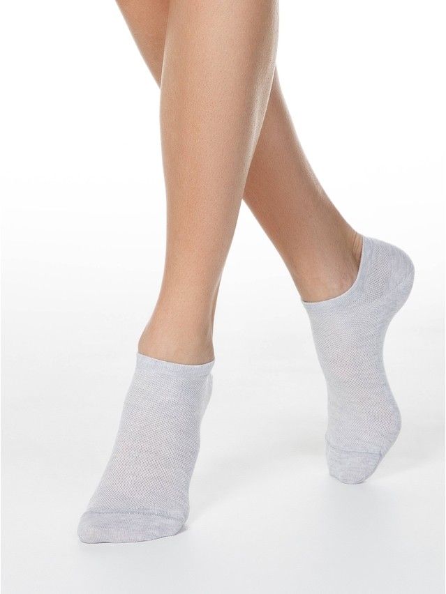 Women's cotton socks ACTIVE (short) 19С-183SP, s.36-37, 484 light gray - 1