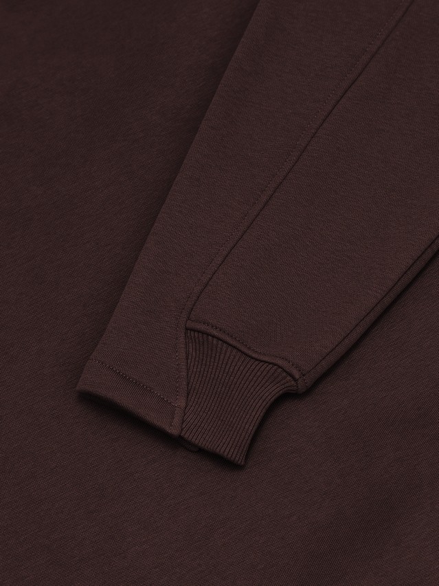 Women's polo neck shirt CONTE LD 3229, s.170-84, dark chocolate - 6