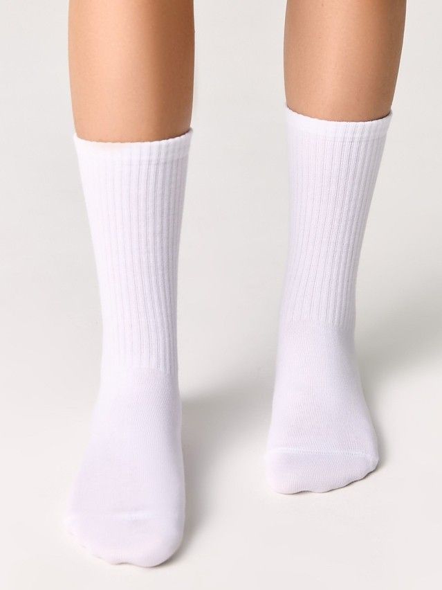 Children's socks CONTE-KIDS ACTIVE, s.24, 000 white - 1