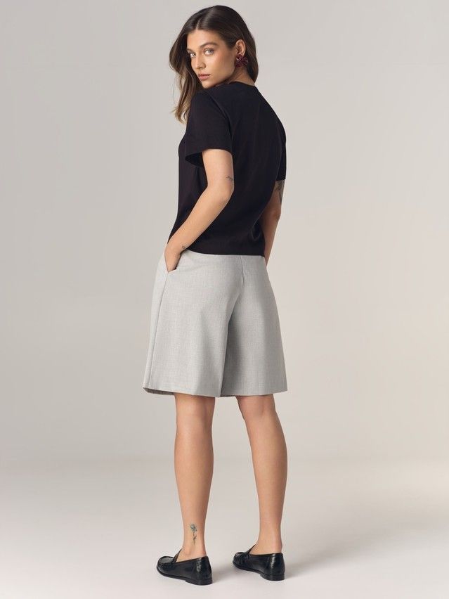 Women's polo neck shirt CONTE LD 3470, s.170-88, black-chrysanthemum - 3