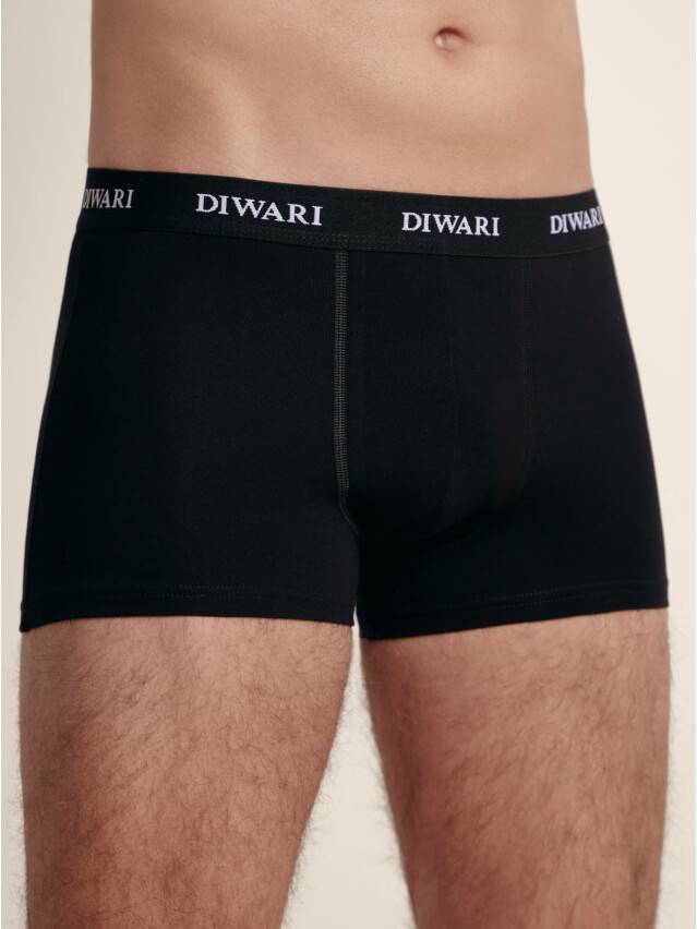Men's pants DiWaRi SHORTS MSH 147, s.102,106/XL, black - 1