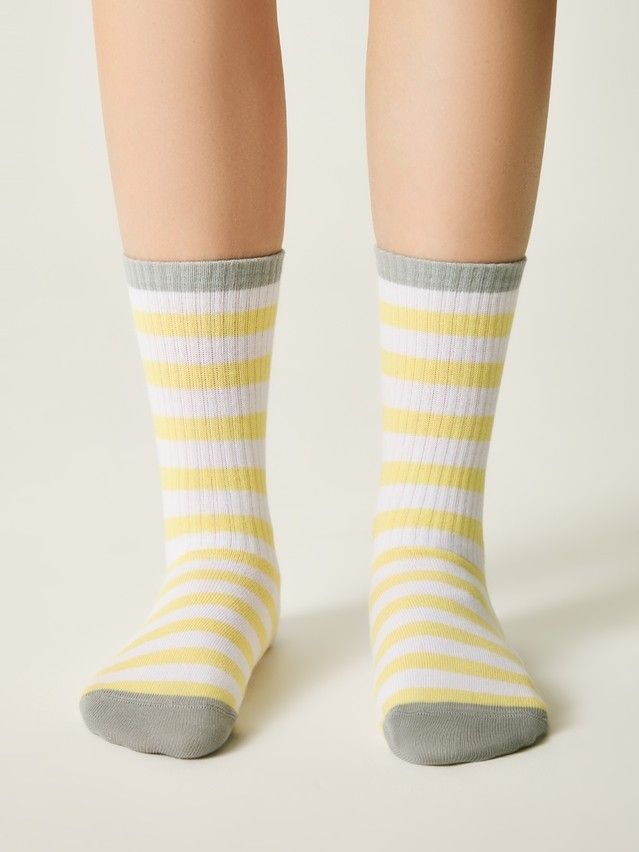 Children's socks CONTE-KIDS ACTIVE, s.16, 1018 yellow - 2