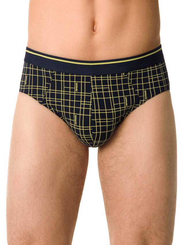 Men's underpants DIWARI SHAPE MSL 867, s.78,82, navy-yellow - 2
