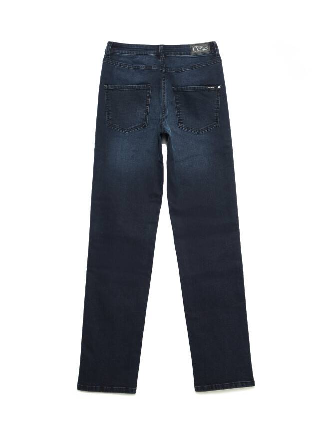 Denim trousers CONTE ELEGANT CON-156, s.170-102, blue-black - 4